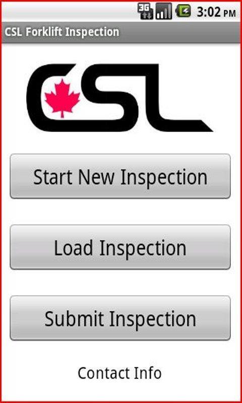 CSL Forklift Inspection截图1