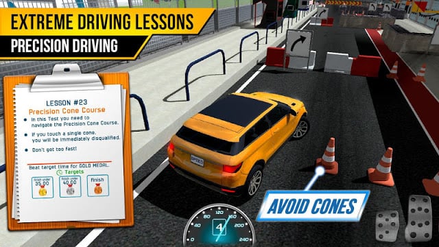 Driving School Test Car Racing截图1