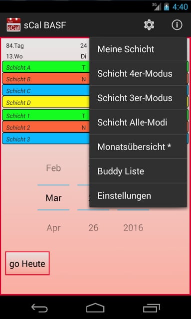 sCal BASF Schichtkalender截图4