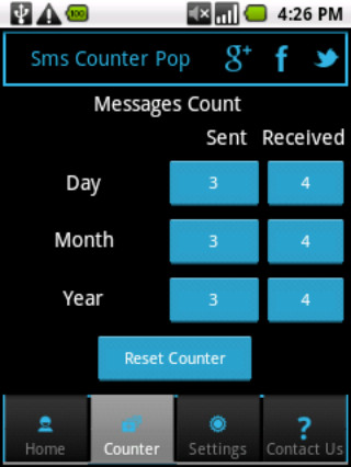 Counter Sms Pop截图2