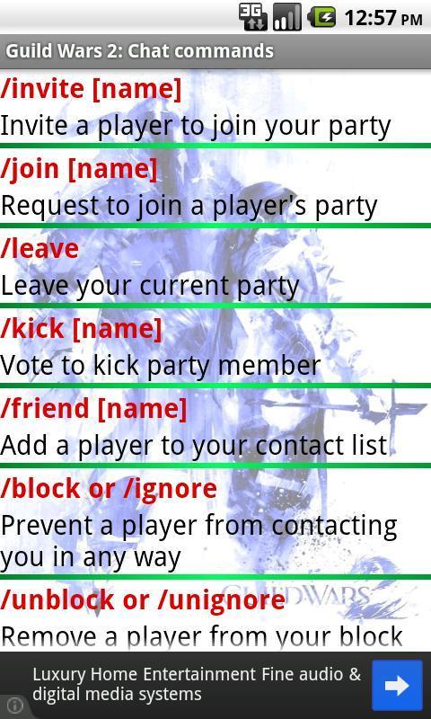 Guild Wars 2: Chat commands截图2