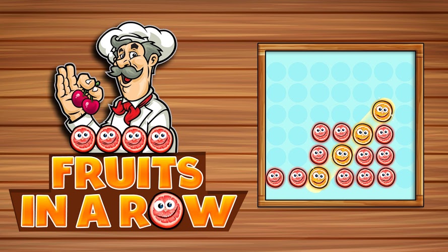 4 Fruits in a Row Puzzle Game截图5