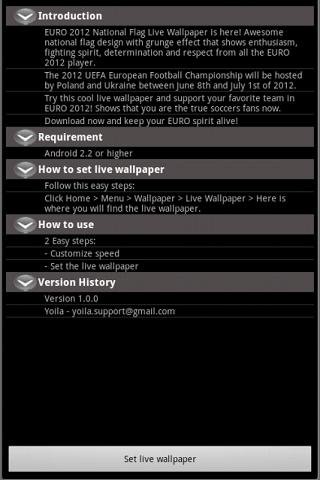 EURO Ukraine Live Wallpaper截图2