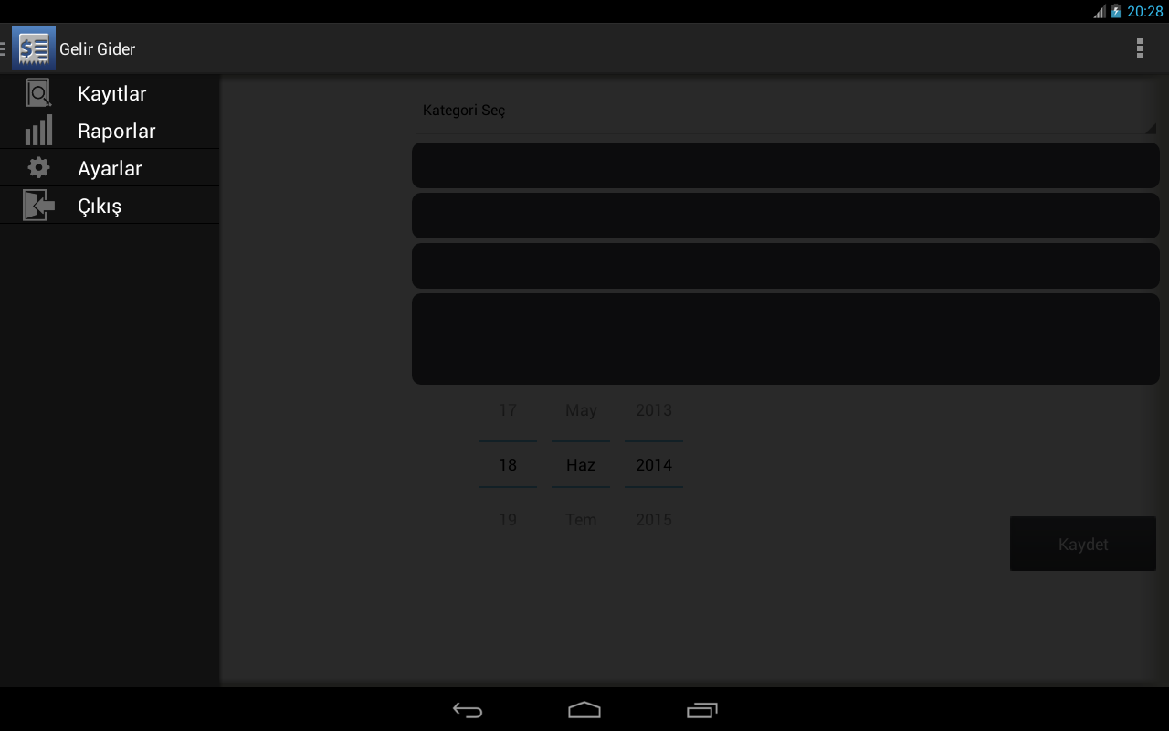 Gelir Gider截图1