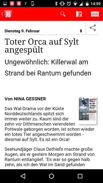 Hamburger Morgenpost E-Paper截图4