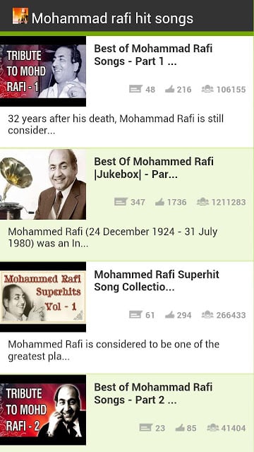 Mohammad rafi hit songs截图2