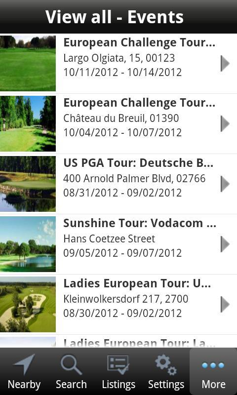 World Golf Pages截图8