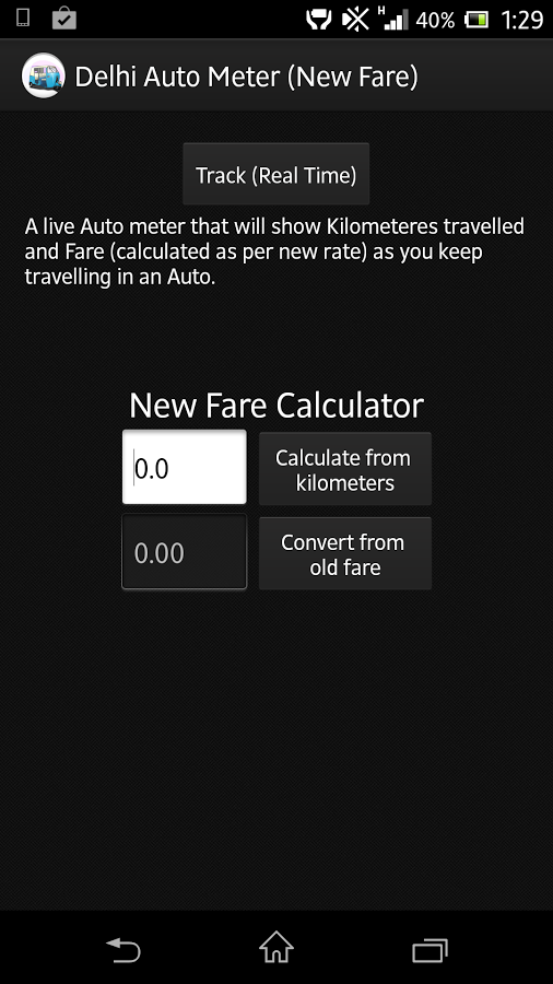 Delhi Auto Meter (New Fare)截图3