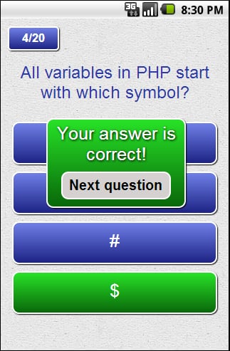 Test you PHP skills| PHP Quiz截图1