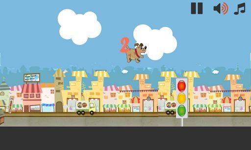 Dog Running in The City截图1