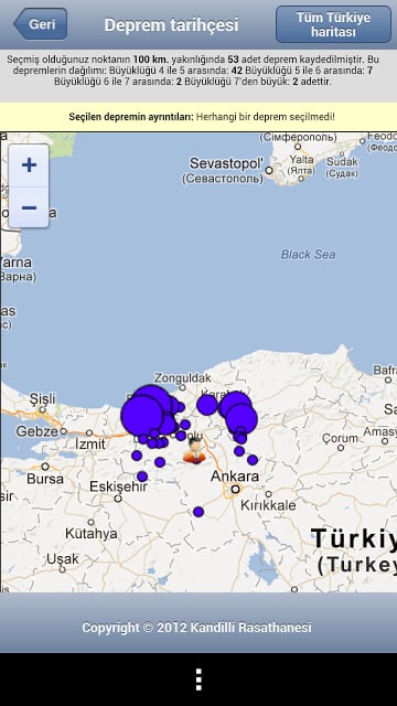 Deprem Bilgi Sistemi截图3