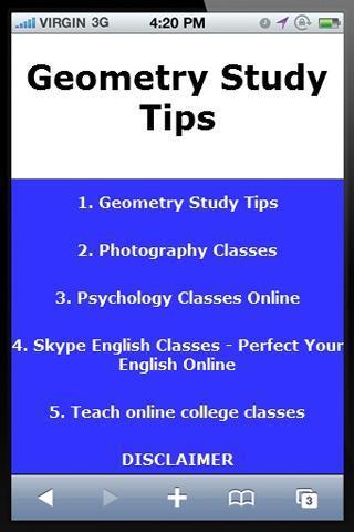 Geometry Study Tips截图1