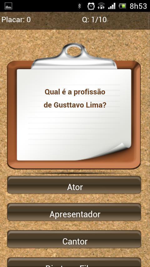 Gusttavo Lima Quiz截图2