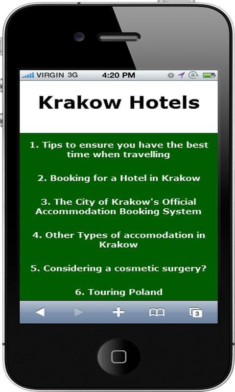 Krakow hotels截图1