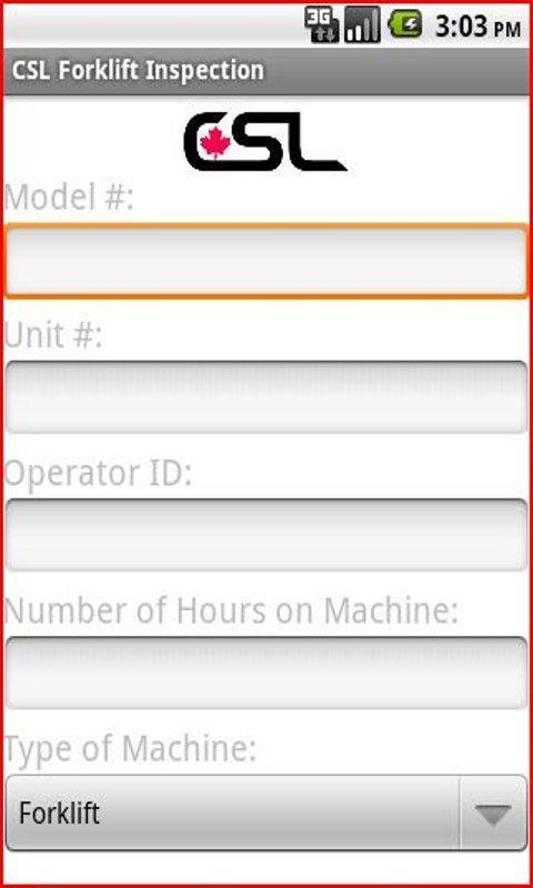 CSL Forklift Inspection截图4