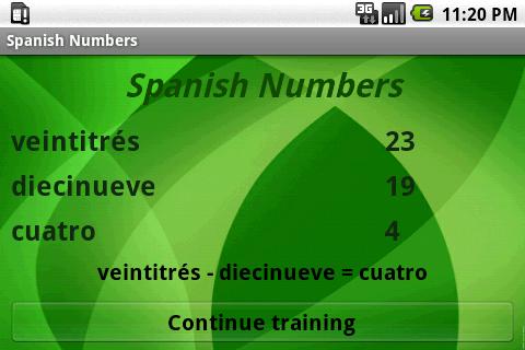 Learn Spanish Numbers Free截图2