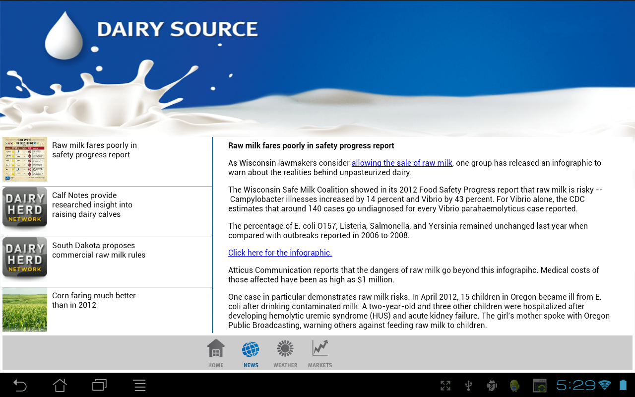 Dairy Source - Tablet截图2