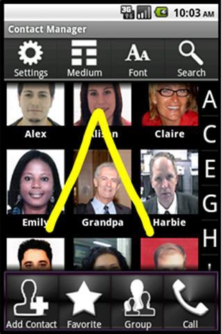 Accessible Contact Manager截图1