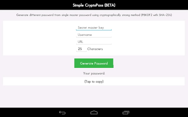 Simple CryptoPass BETA截图6