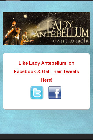 Lady Antebellum Fan App!截图4