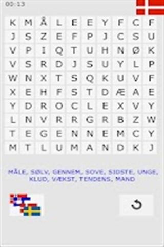 旗帜英文 Wordsearch Scandinavian截图2