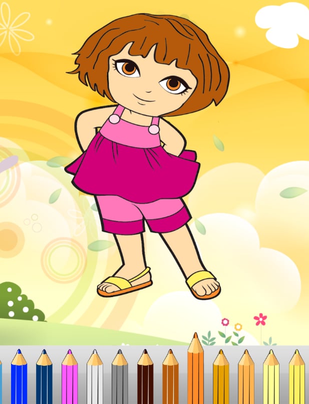 Dora Coloring for kids截图5