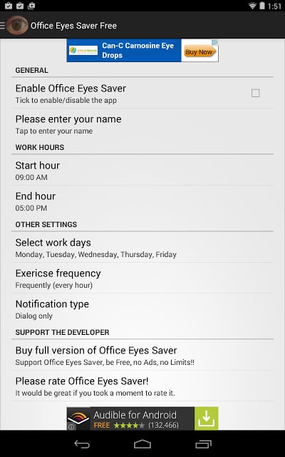 Office Eyes (Eye) Saver Free截图2