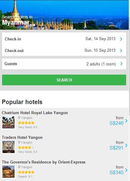 Myanmar Hotel Discount截图1