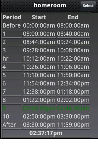 School Schedule截图2