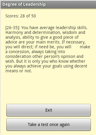 Free Leadership test截图3