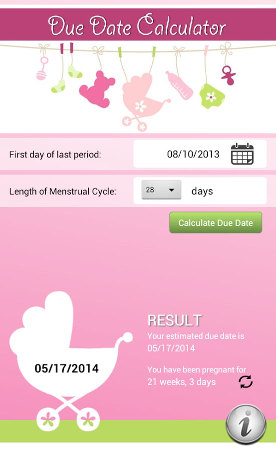 Pregnancy Due Date Calcu...截图1