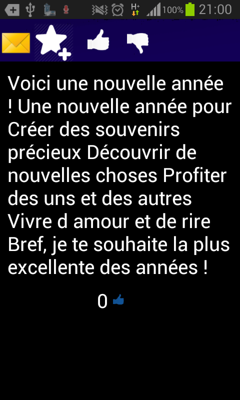 SMS Bonne Annee截图4