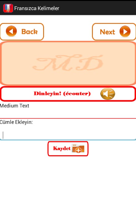 Fransızca Kelimeler截图4