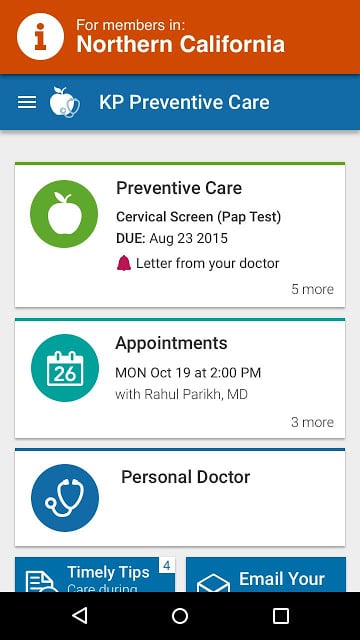 KP Preventive Care (NCAL only)截图2