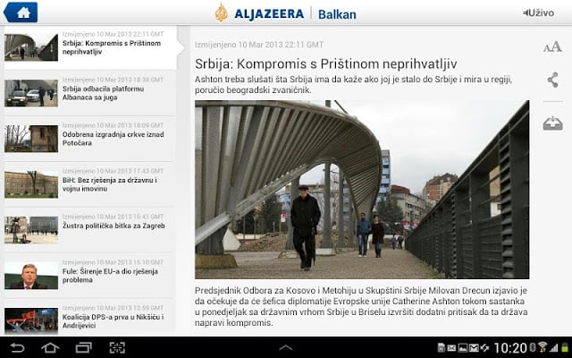 Al Jazeera Balkans for Tablets截图3