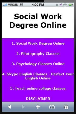 Social Work Degree Online截图1