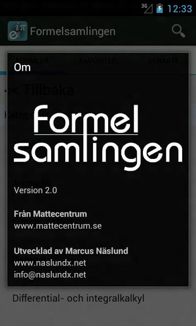 Formelsamlingen.se截图4