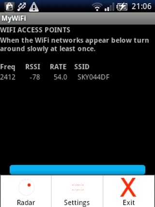 MyWiFi RADAR截图3