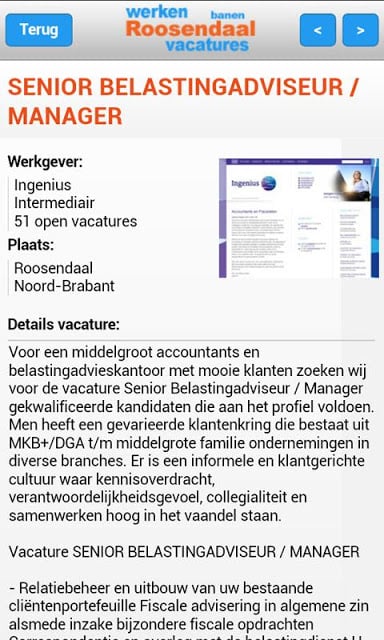 Roosendaal: Werken &amp; Vacatures截图1