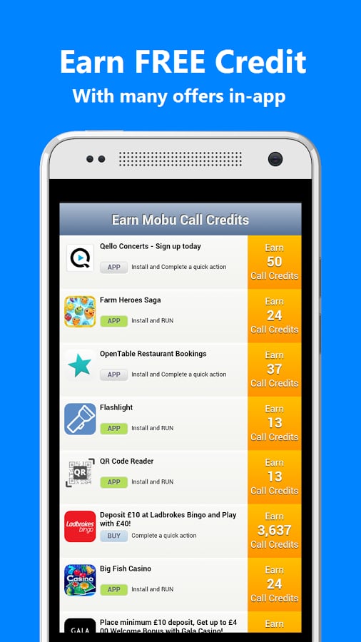 Mobu Free Calls &amp; Cheap ...截图7