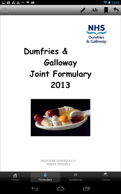 Dumfries &amp; Galloway Formulary截图5