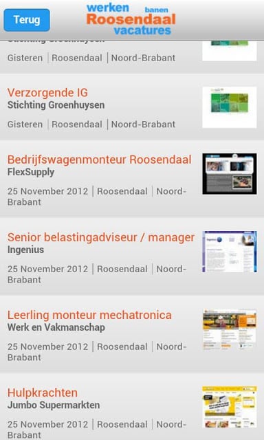 Roosendaal: Werken &amp; Vacatures截图4