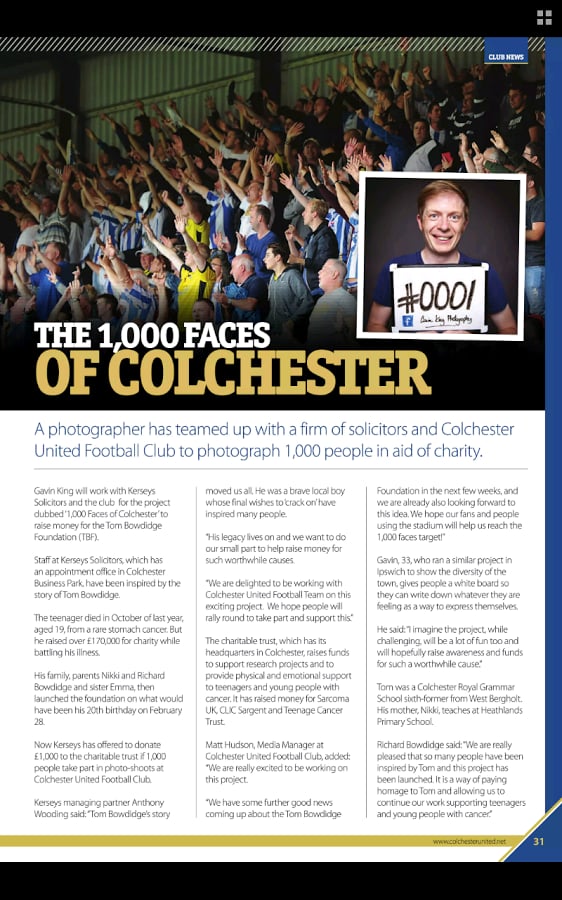 Colchester Utd programme...截图9