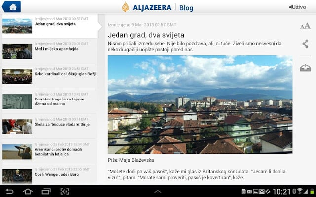 Al Jazeera Balkans for Tablets截图1