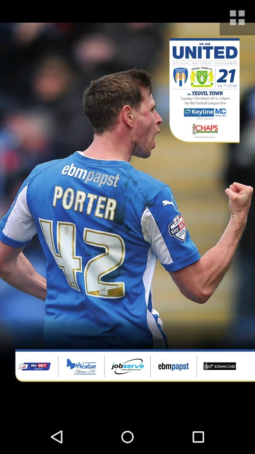 Colchester Utd programme...截图1