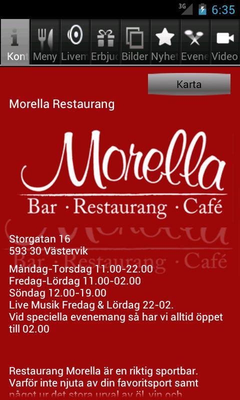 Restaurang Morella截图1