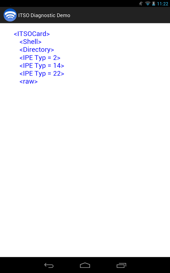 ITSO Diagnostic Demo截图1