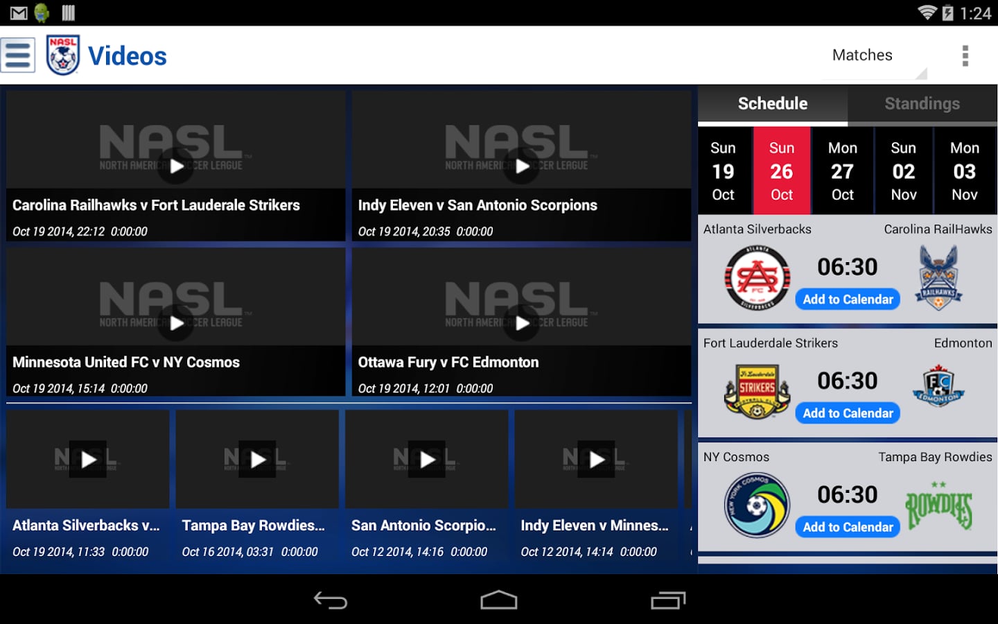 North American Soccer Le...截图4