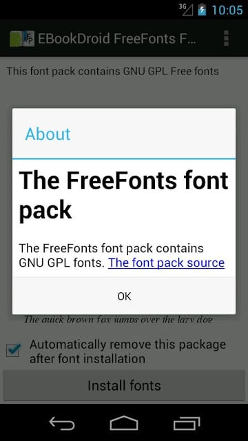 EBookDroid FreeFonts FontPack截图2