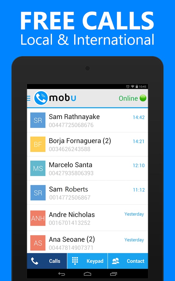 Mobu Free Calls &amp; Cheap ...截图5